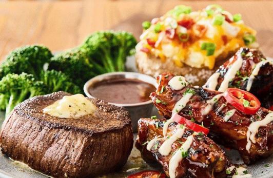 Outback Steakhouse Chicken, Ribs, and More Menu